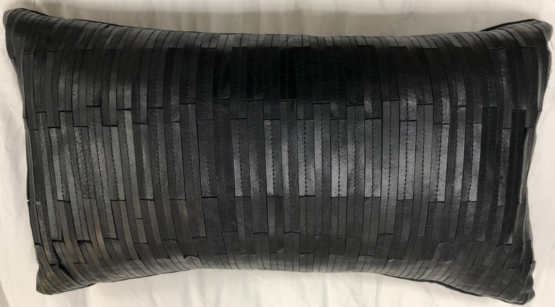 Venezia Black Pillow 12" x 20"