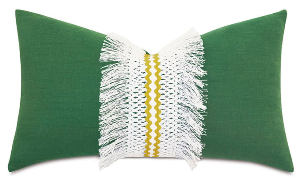 Meyer Boho Fringe Pillow 15" x 26"