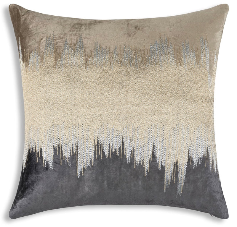 Mira Beige & Charcoal Pillow