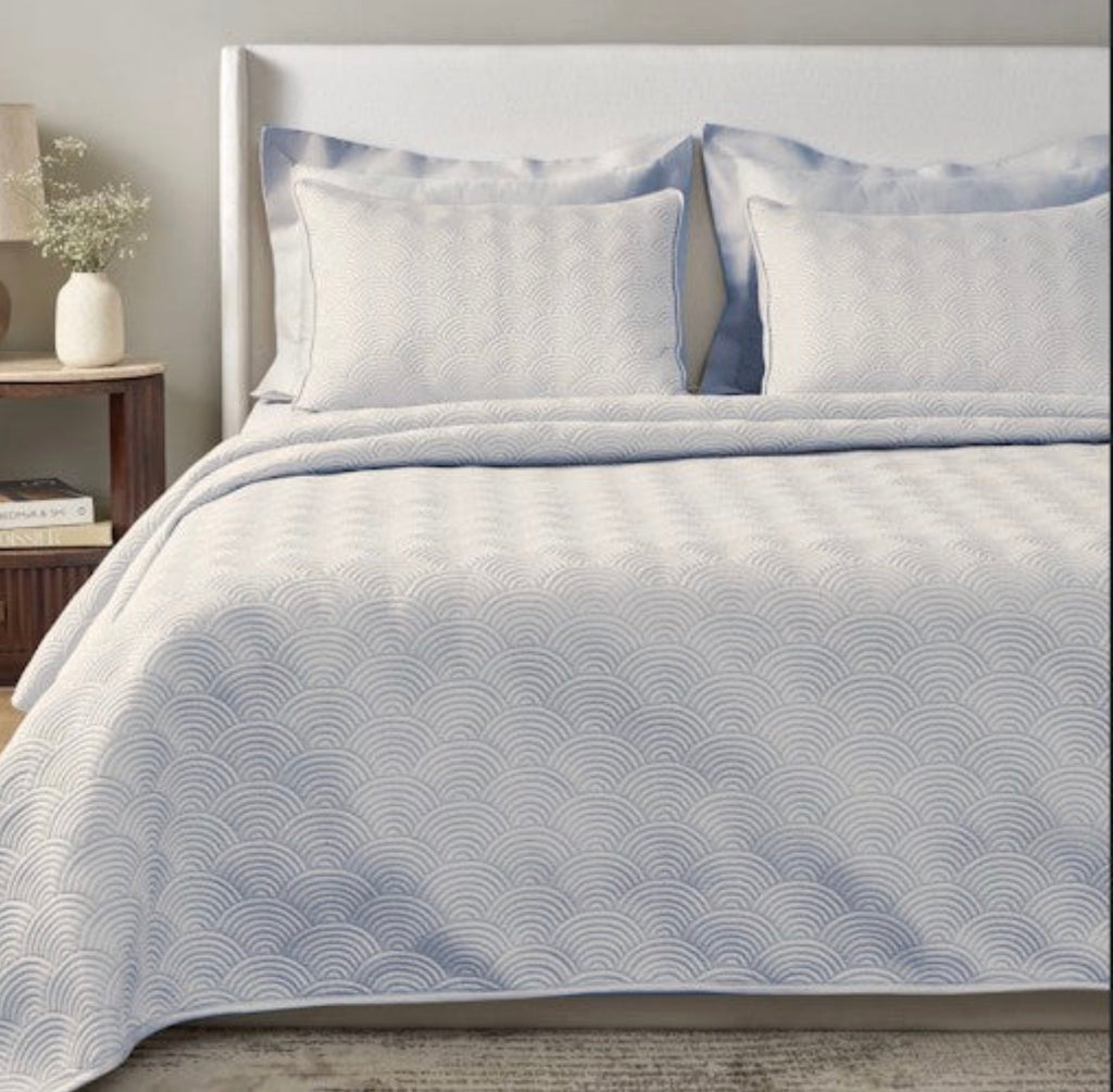 Scallops Coverlet Set