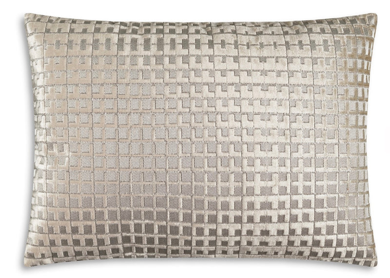 Elly Grey Gold Pillow