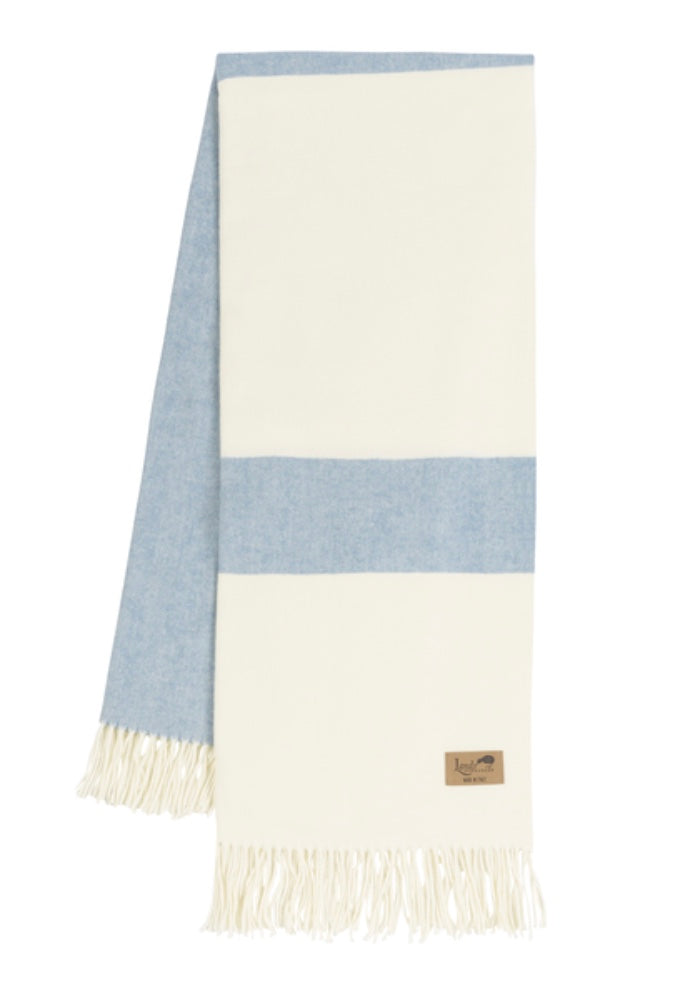 Sydney Herringbone Stripe Throw 51" x 67"