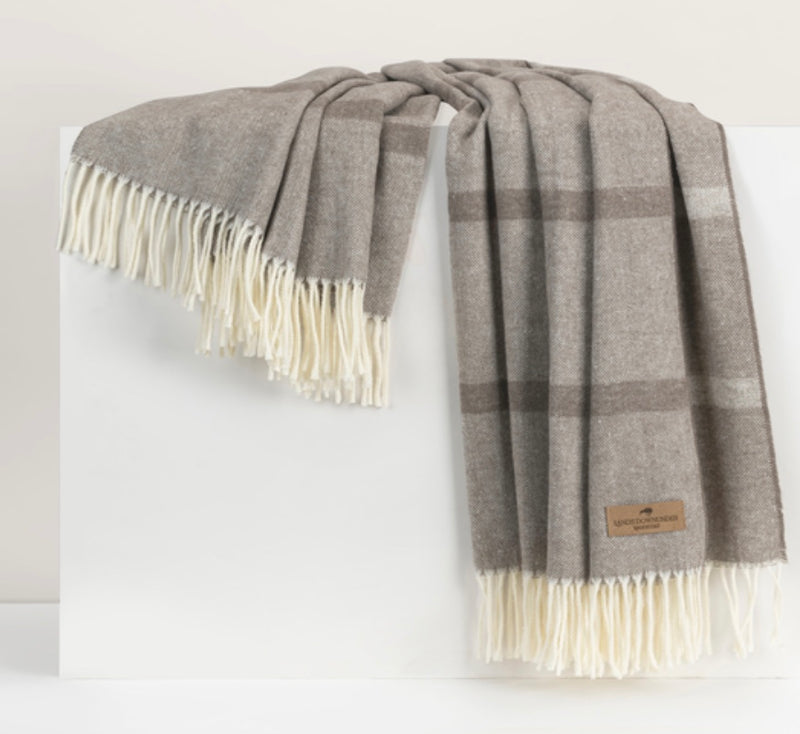 Montauk Stripe Herringbone Throw 51" x 67"