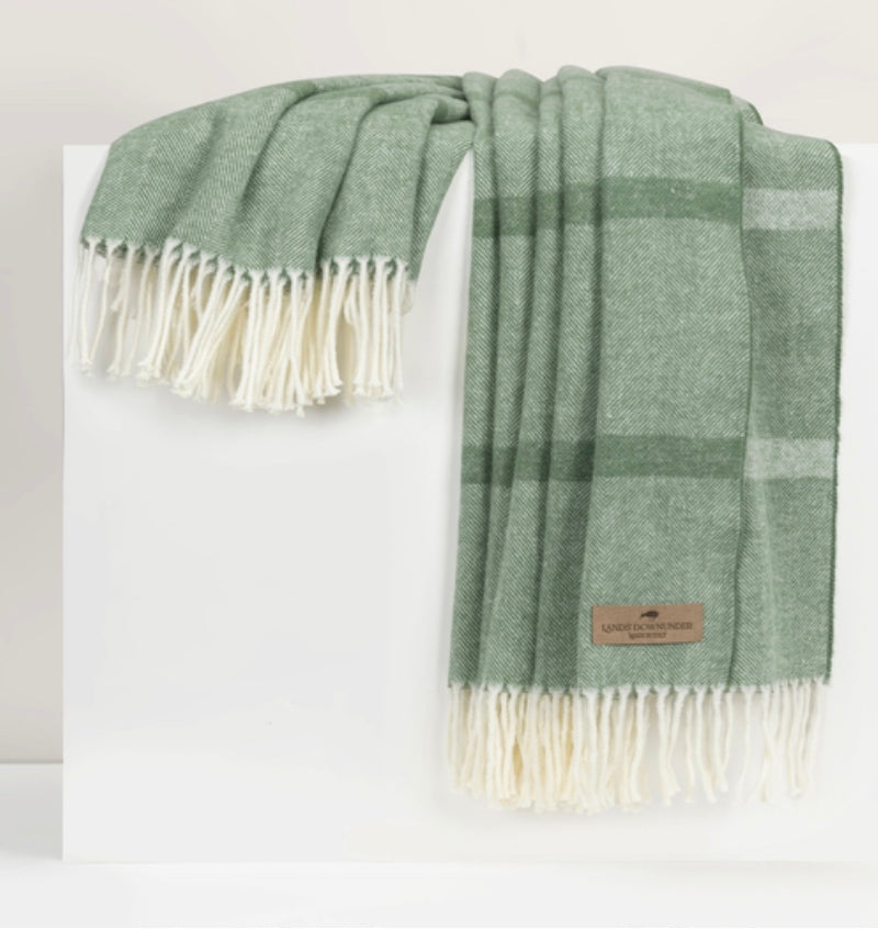 Montauk Stripe Herringbone Throw 51" x 67"