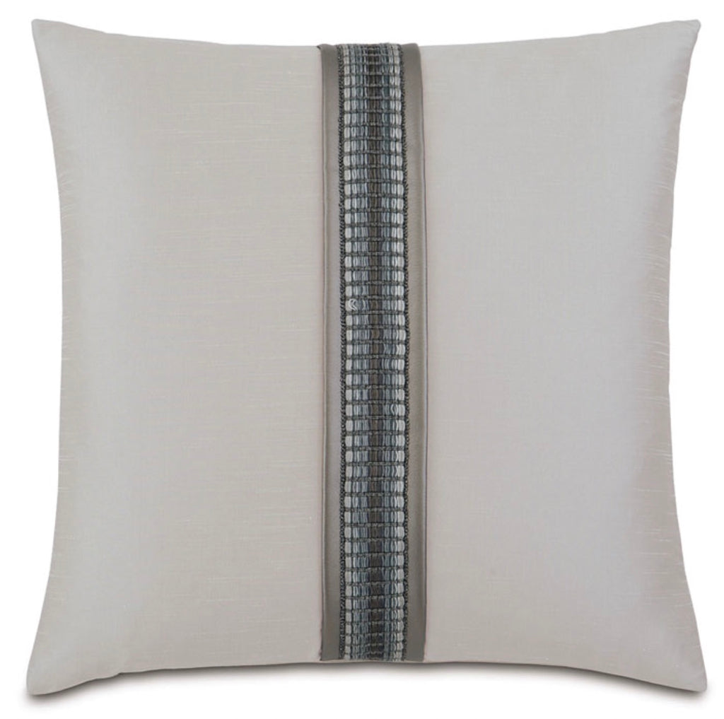 Edris Fog with Border Pillow 20" x 20"