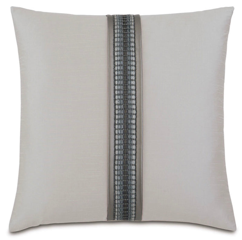 Edris Fog with Border Pillow 20" x 20"