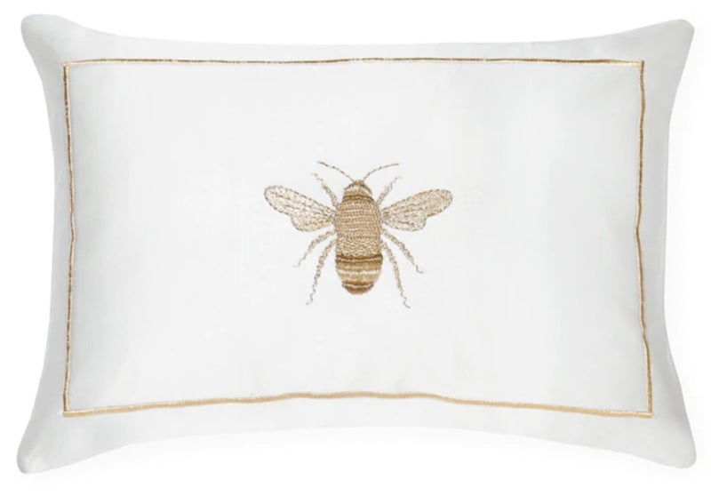 MIele Gold Bumblebee Pillow 12x18"
