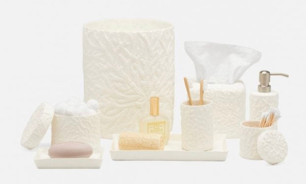 Alanya White Porcelain Bath Accessories