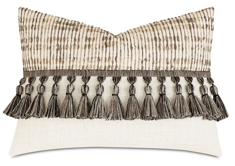 Cabo Tassel Decorative Pillow 16" x 22"