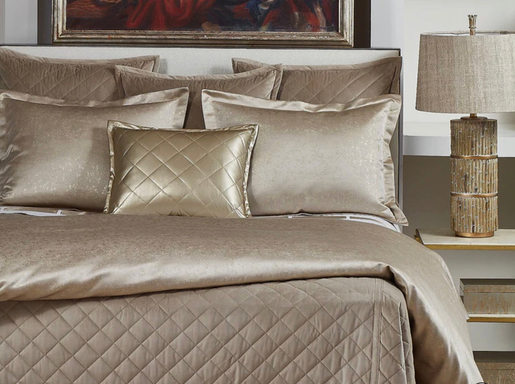 Aura Champagne Duvet Bed Set
