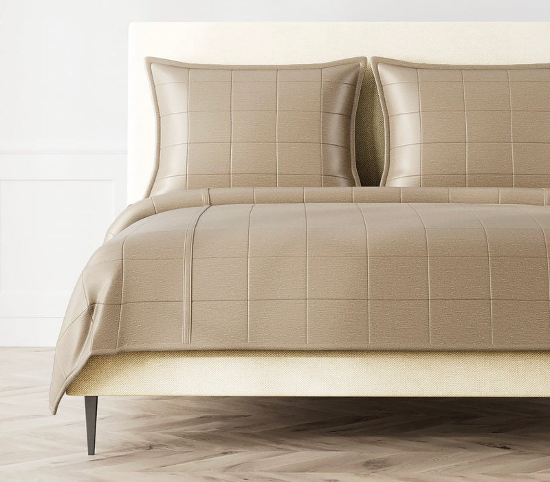 Stria Channel Quilt Coverlet Collection