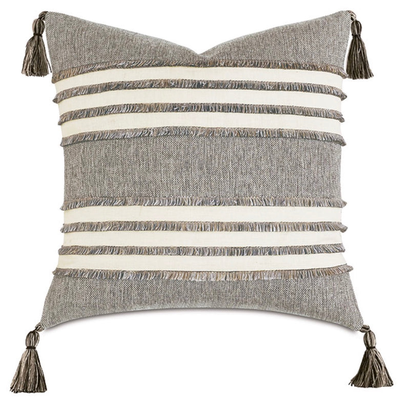 Cabo Layered PIllow with Tassels 20" x 20"