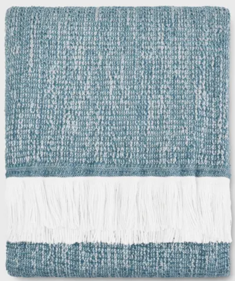 Indoor/Outdoor Crosshatch Throw 50x74"