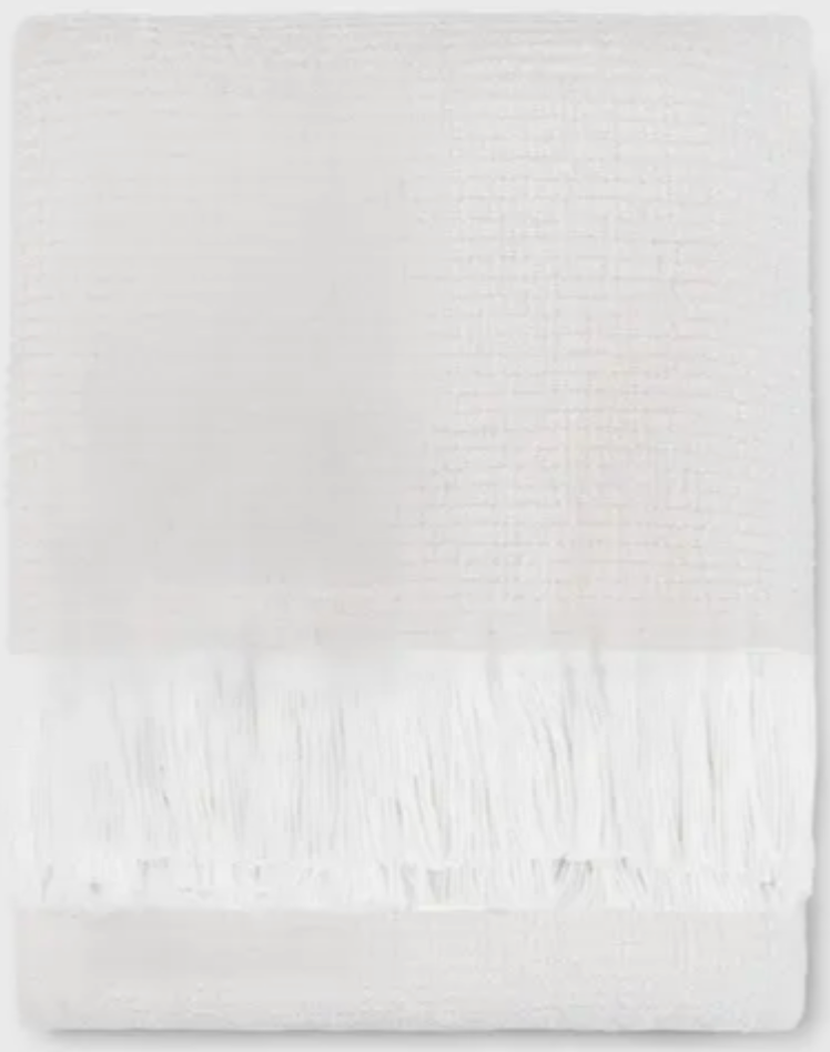 Indoor/Outdoor Crosshatch Throw 50x74"