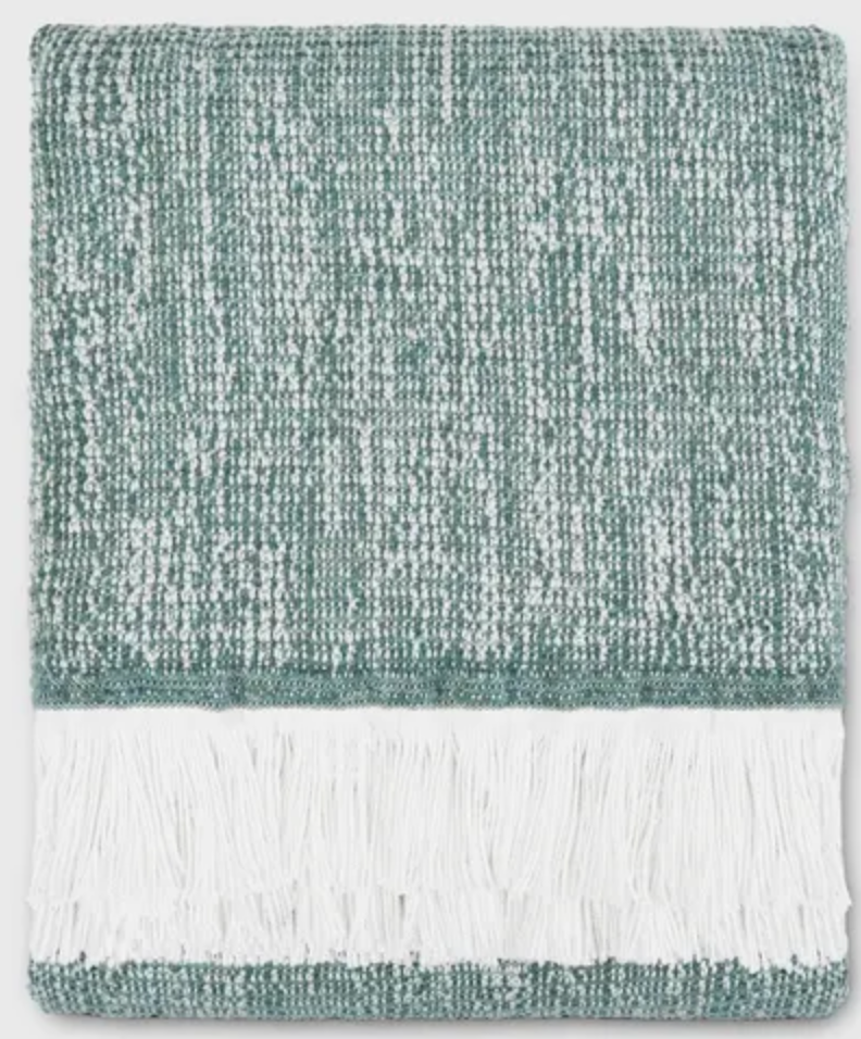 Indoor/Outdoor Crosshatch Throw 50x74"