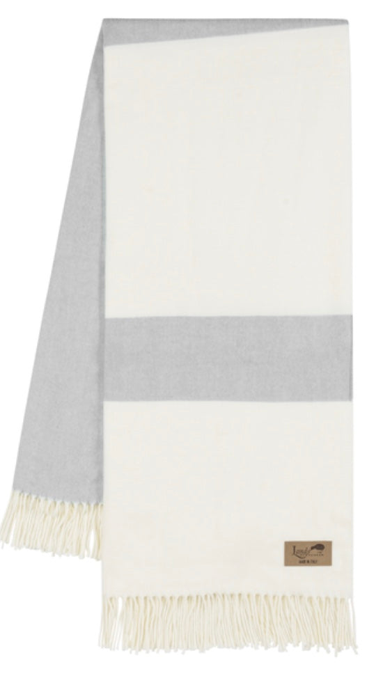 Sydney Herringbone Stripe Throw 51" x 67"