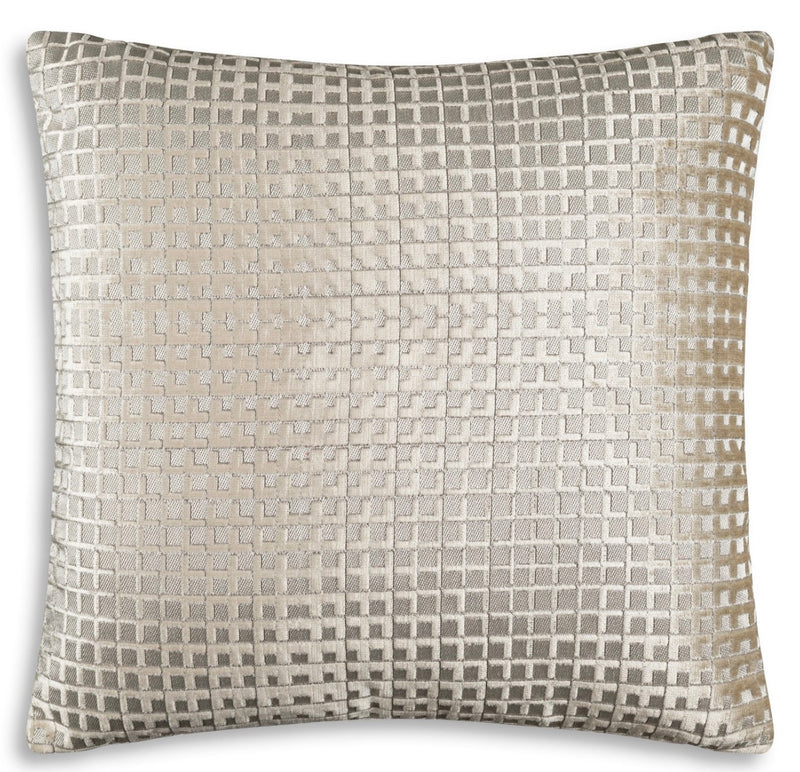 Elly Grey Gold Pillow