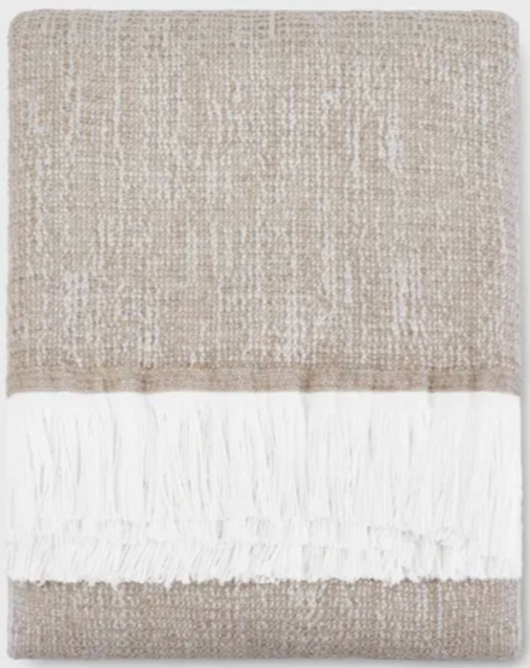 Indoor/Outdoor Crosshatch Throw 50x74"