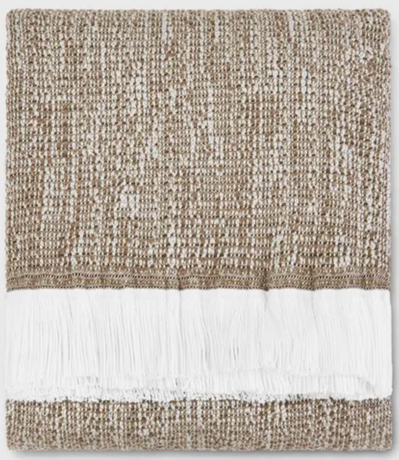 Indoor/Outdoor Crosshatch Throw 50x74"