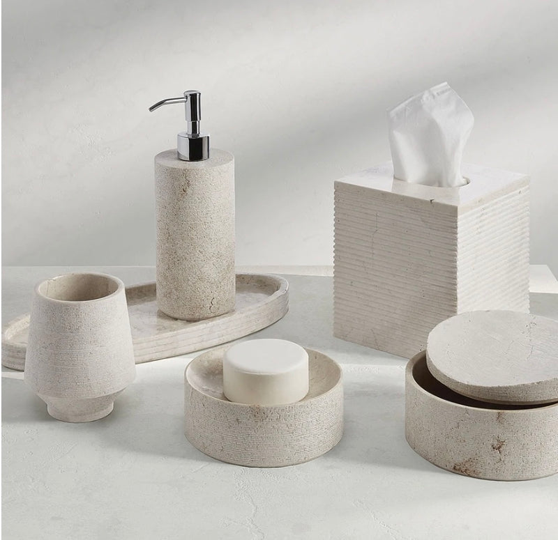 Limestone Bath Accessories
