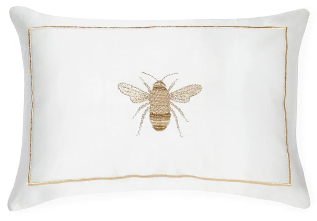 MIele Gold Bumblebee Pillow 12x18"