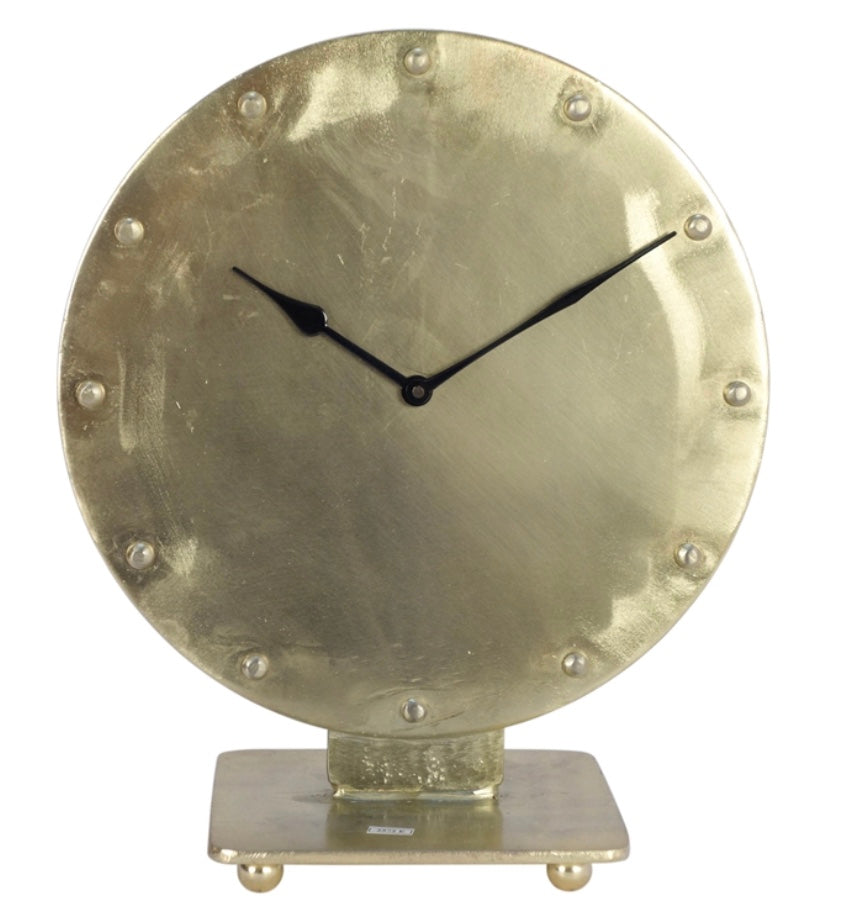 Riveted Table Clock